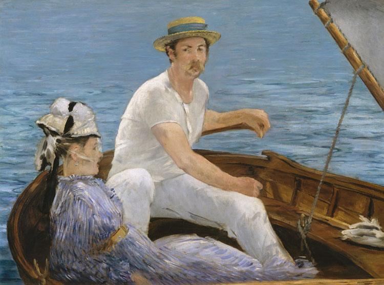 Edouard Manet Boating (nn02) Sweden oil painting art